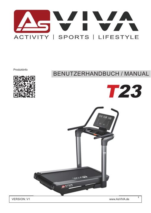 Laufband T23 Pro Climb Treadmill