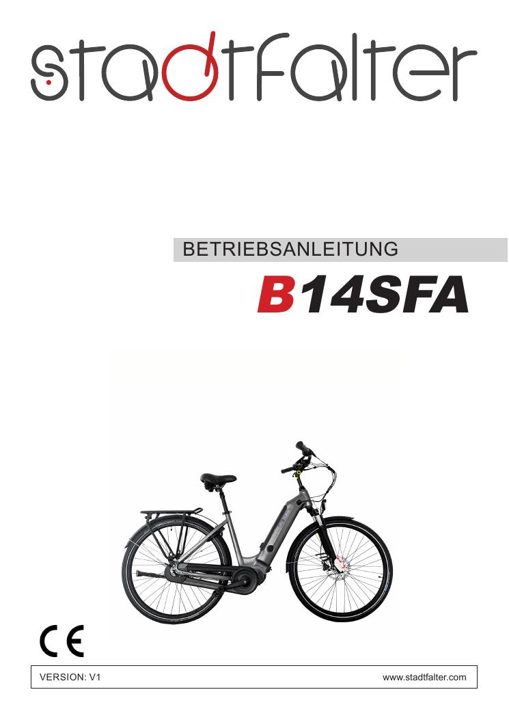 Bedienungsanleitung B14SFA
