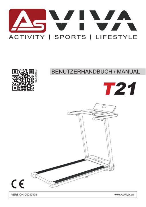 2in1 – Tapis de course Walk & Run T21