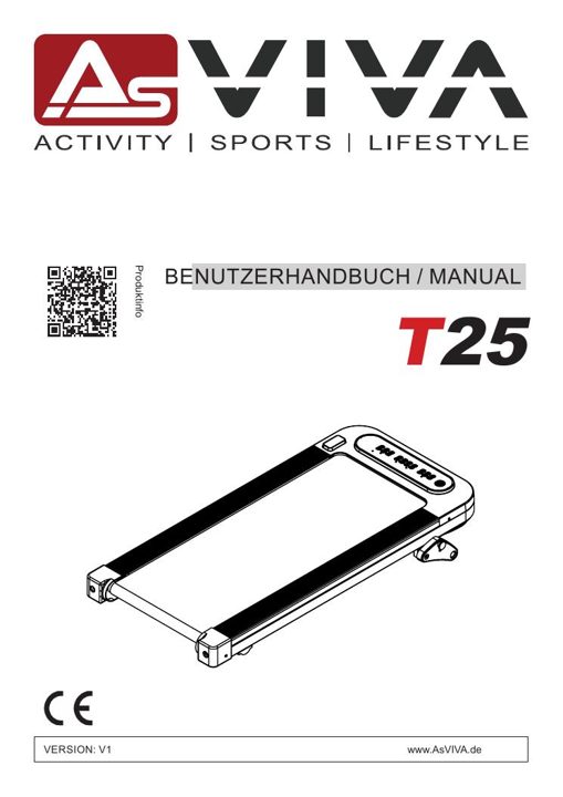 Walking Pad & tapis de course Smart T25