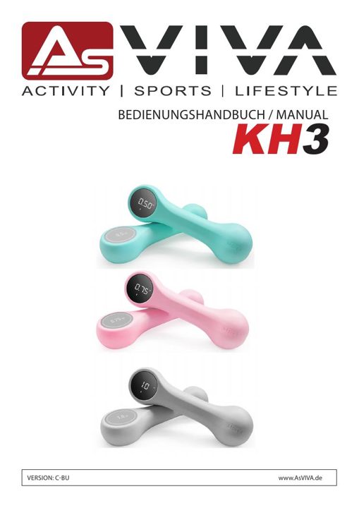 Zestaw hantli Power Boost KH3 – 0,5 + 0,75 + 1 kg