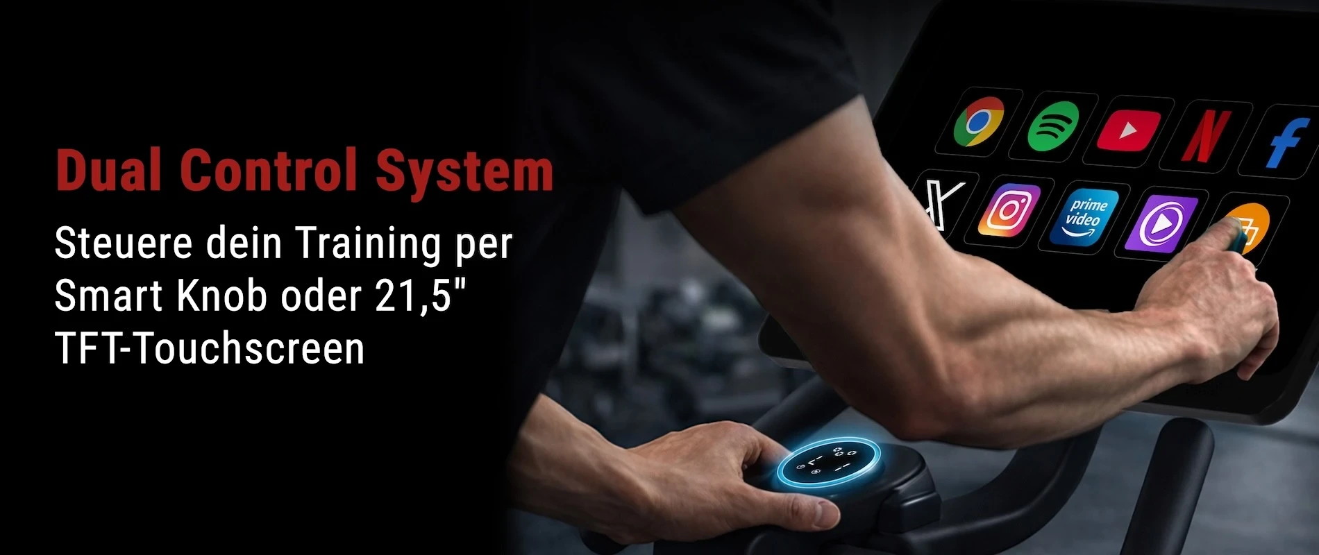 AsVIVA S20 – Dual Control System (Smart Knob & 21,5" TFT)