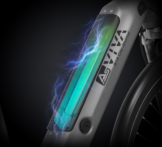 620 Wh Akku – bis zu 120 km Reichweite
