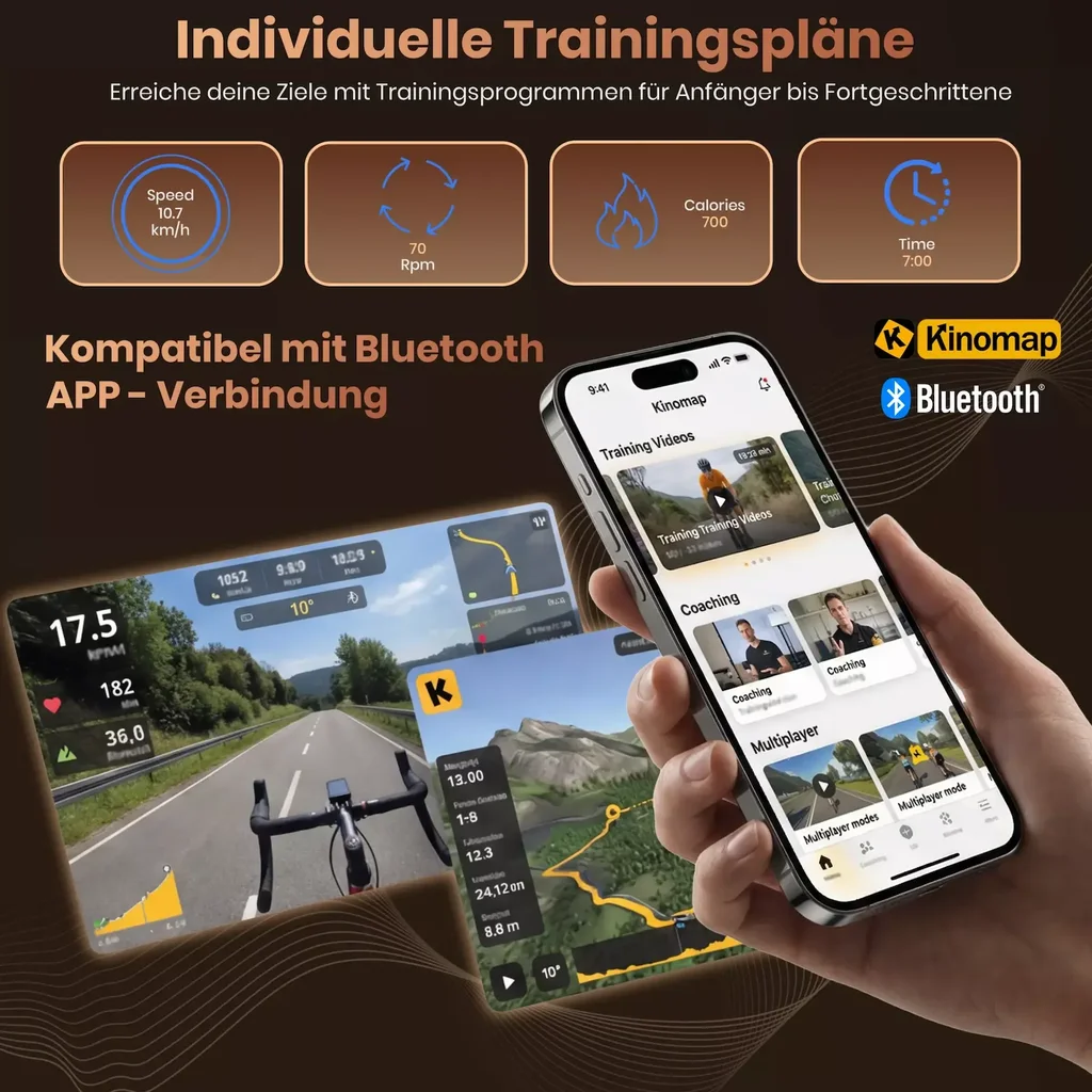 Training mit Kinomap & Zwift